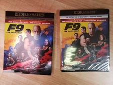 🔥🔥F9 The Fast Saga (4K Ultra HD, Blu Ray, Digital Code) NEW SEALED w/Slipcover