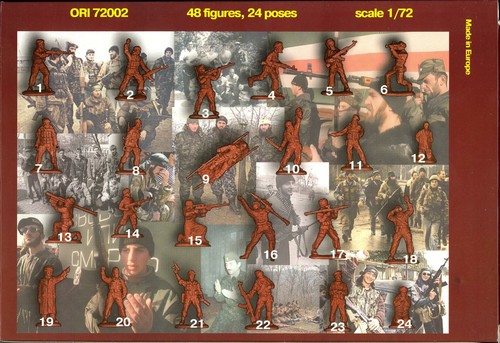 Orion 72002 Chechen Rebels Soldiers, 1995-2005 Plastic 1/72 scale model kit - Picture 12 of 12