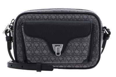 COCCINELLE Beat Coat Mono Handbag Umhängetasche Tasche Multi Noir / Noir schwarz