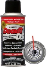 DeoxIT D5S-6 Spray, More Than A Contact Cleaner, 142g, Low-Med-High Valve