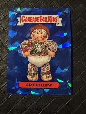 2020 Topps Chrome Garbage Pail Kids #80b Art Gallery Sapphire