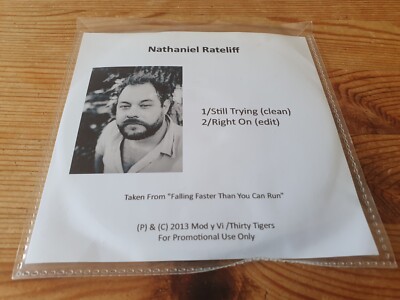 nathaniel rateliff  STILL TRYING CD SINGLE CDR PROMO Very Rare