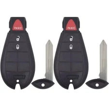 2 For 2008 2009 2010 Jeep Commander Grand Cherokee Key Fob Replacement Remote