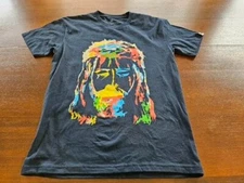 Wrldinvsn Men's S black T Shirt Short Sleeve World In Vision Jesus