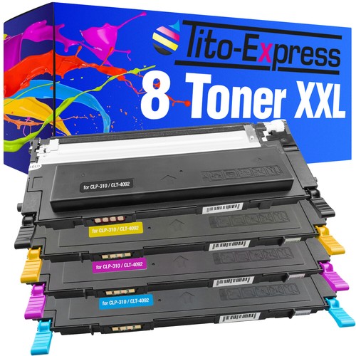 Toner Kartuschen PlatinumSerie 8x für Samsung CLT-404S CLT-406S CLT-504S CLT-506 - Afbeelding 8 van 249