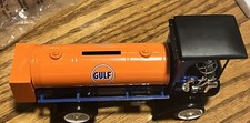 ERTL COIN BANK GULF OIL 1910 MACK TANKER,  H298, ORIGINAL BOX New