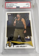 Leo Kruger Adam Rose 2014 topps wwe Nxt prospects rookie #12 psa 9 pop 1