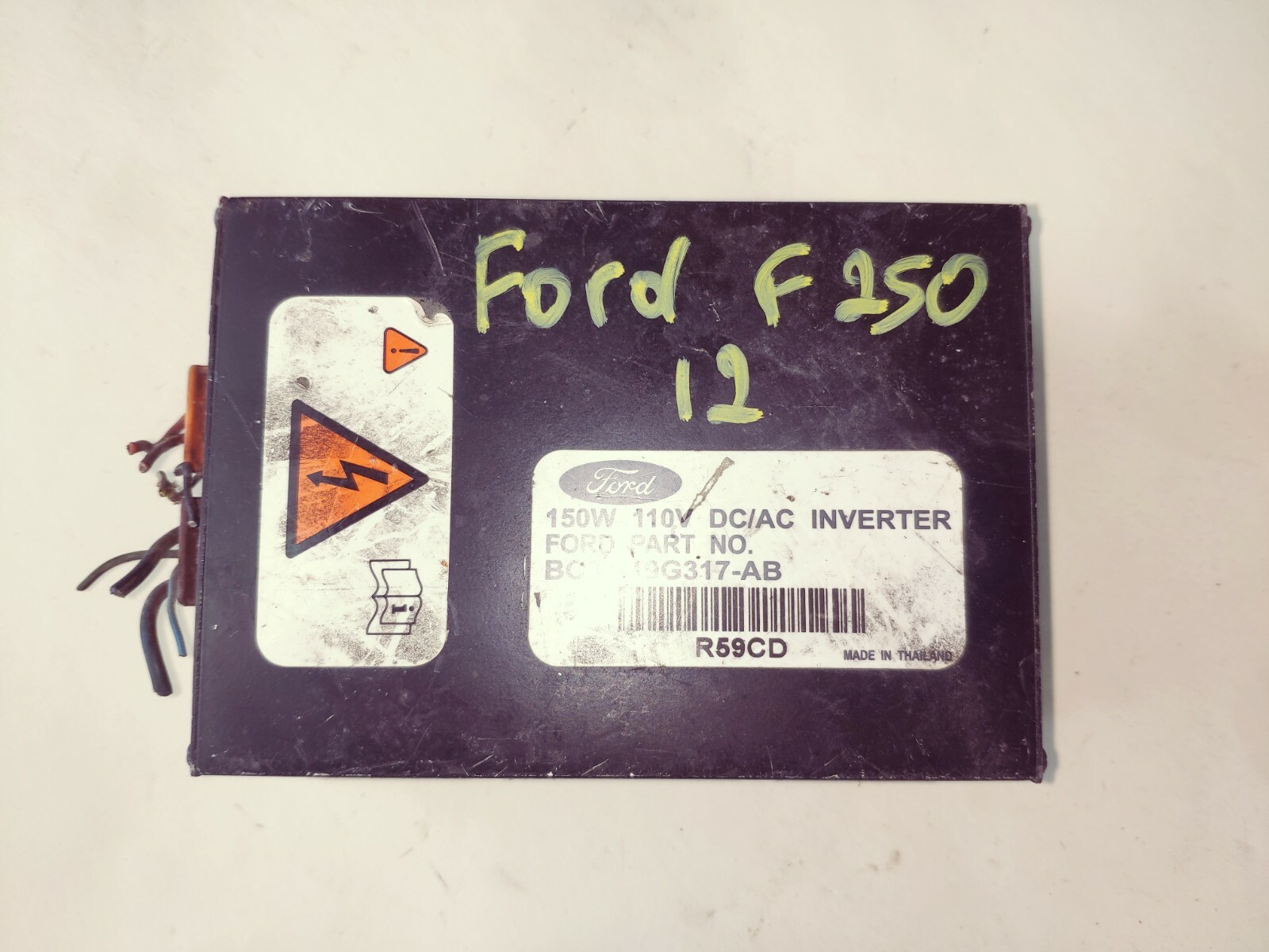 2012 FORD F250 POWER INVERTER CONVERTER BC3T19G317AB eBay
