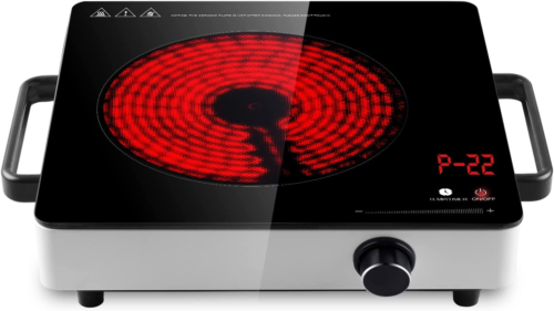 2200W Portable Electric Cooktop Ceramic Cooktop Stove Infrared Ceramic Cookto... - Picture 1 of 12