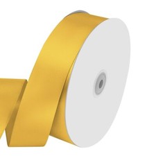 Yellow Satin Ribbon 1-1/2" 100 Yards Single Faced Gift Wrapping Weddings