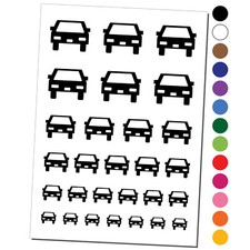 Car Automobile Driving Symbol Temporary Tattoo Water Resistant Set Collection