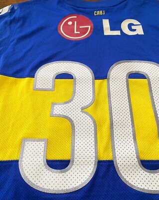 ナイキ　ボカジュニアーズ　2011 アウェイ　NIKE BOCAJUNIORS Boca Juniors 2011 Nike Home soccer player issue long sleeve