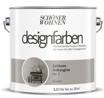Designfarbe Zeitloses Vulkangrau Nr. 3 2,5 l
