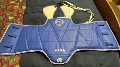 Lee's Champion Tae Kwon Do Academy Chest Protector - Size 5 - Reversible AAMA