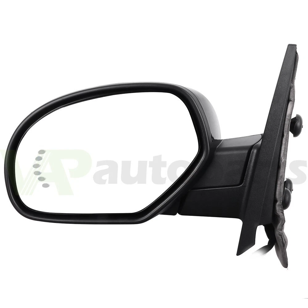 Driver Power Heated Memory Arrow Signal Puddle Light Mirror For 07-13 GMC Chevy