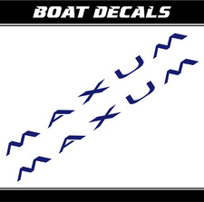 Maxum Sticker set 80" XXL Boat decal replacement cruiser yacht vinyl kit ORACAL