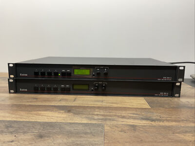 (LOT OF 2) Extron DVS 304 A Video and RGB Scaler with Audio Switching        D-4