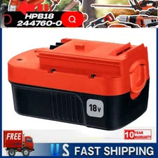 Battery for Black and Decker HPB18 18Volt Battery HPB18-OPE 244760-00A FSB18