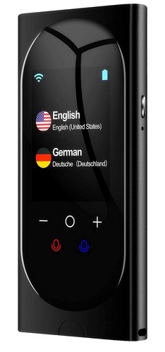 Pocketalk S Plus Instant Two-Way VOICE TRANSLATOR with Camera