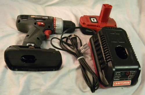 Craftsman 1/2" - C3 controlador de Taladro inalámbrico 19.2V - Modelo Batería Y Cargador eBay