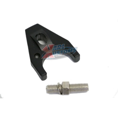Aluminum SBC/BBC Small/Big Block 55-06 Chevy Distributor Hold Down Clamp - Black - Picture 1 of 3