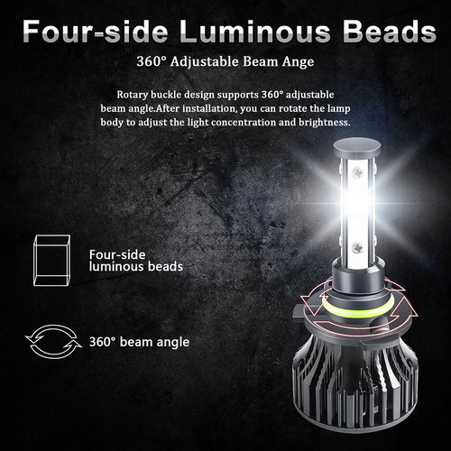 LED Headlights + Fog Lights Bulbs Kit For Chevy Silverado 1500 2500 HD 1999-2002 - Picture 38 of 102