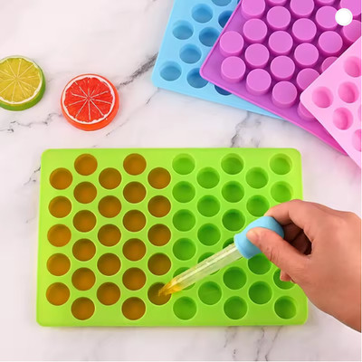 55 Hohlraum Silikon Gummi Formen Zum Selbermachen Kuchen Form Süßigkeiten Schokolade Gelee Eis Backformen