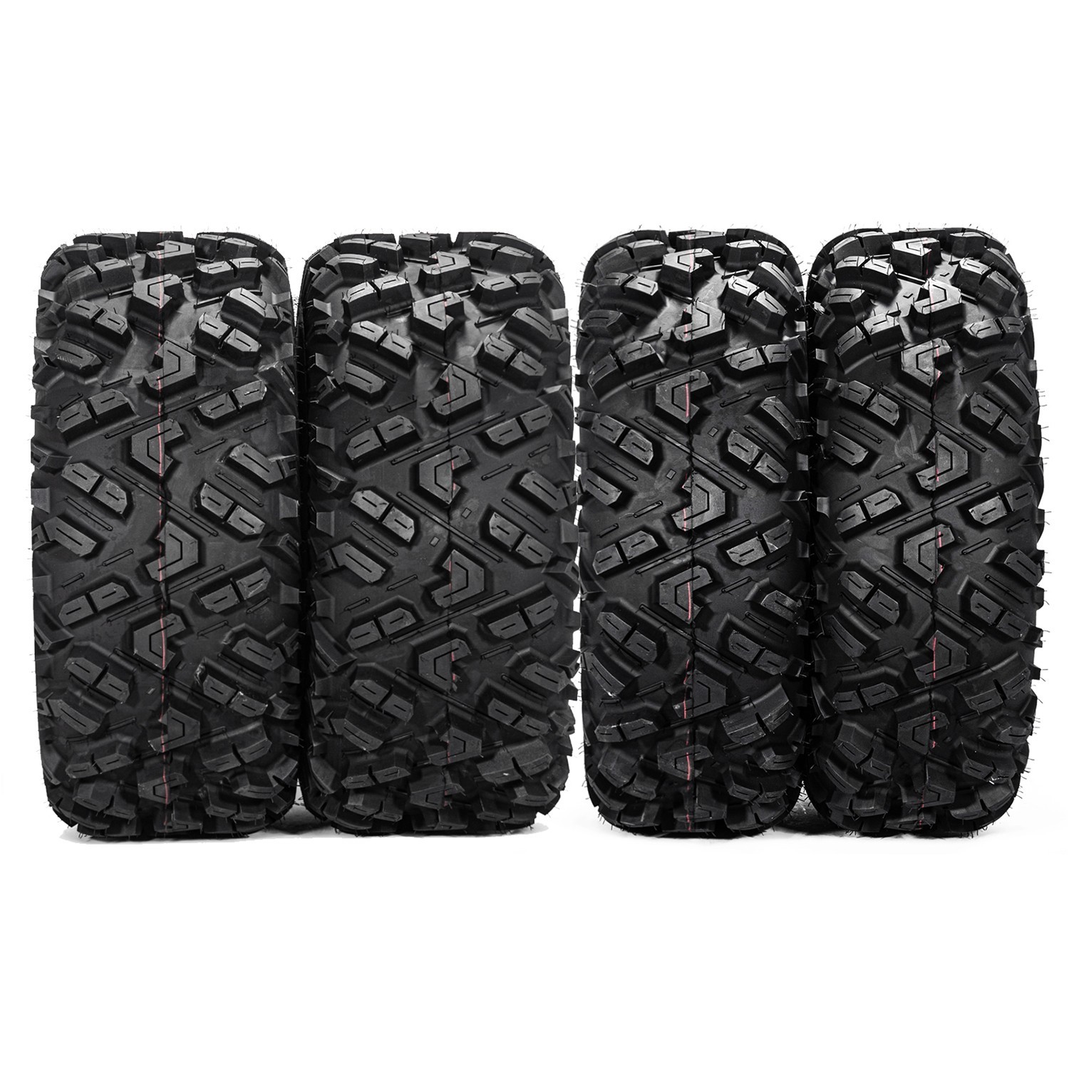 Set 4 26x11-12 26x9-12 ATV UTV Tires 6Ply 26x9x12 26x11x12 All Terrain Mud Tires