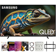 Samsung QN50Q60D 50 Inch QLED 4K Smart TV 2024 with Movies Streaming Pack