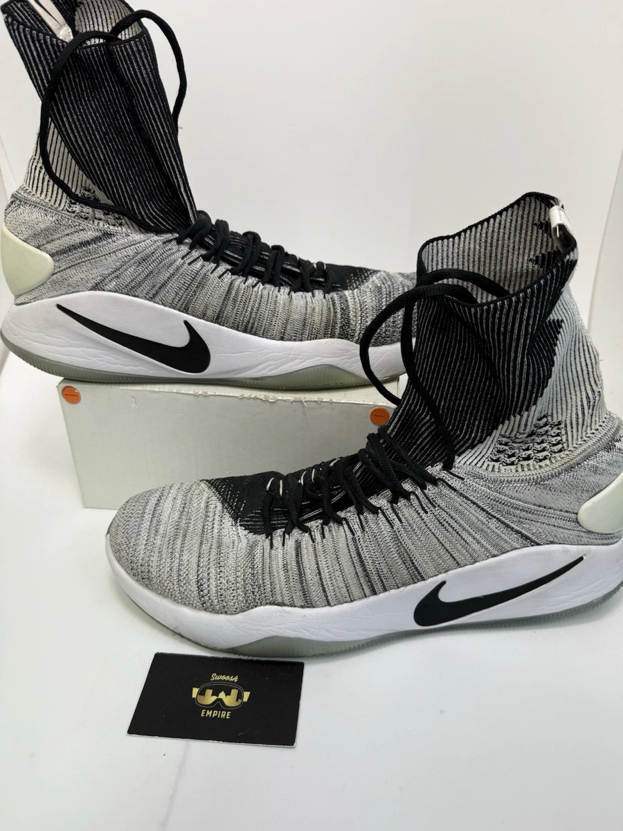 Nike Hyperdunk 2016 Flyknit Black White for Sale | Authenticity