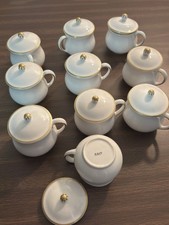 Ramekin italiano vintage con tapa de porcelana