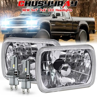 5x7'' 7x6'' LED Headlight Hi-Lo Beam For Toyota Pickup 1982-1995 Truck 4Runner S+