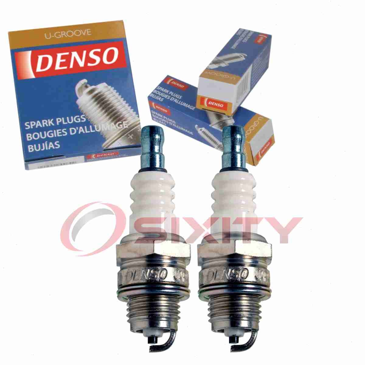 2 pc DENSO 6023 Standard U-Groove Spark Plugs for W20MP-U 94199 6759 6726 ph