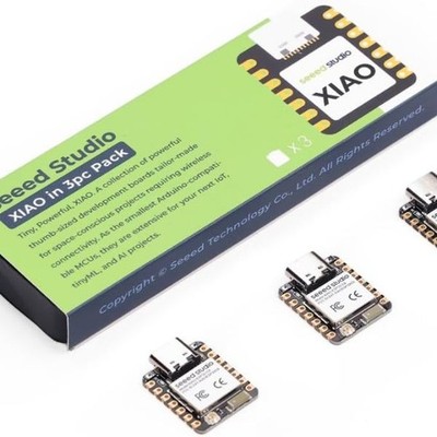 XIAO ESP32C6 3PCS Pack 2.4GHz Wi Fi 6, BLE 5.0, Zigbee, Matter Thread