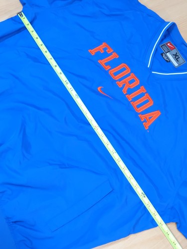 Florida Gators Vintage Nike Team Jacket XL Center Swoosh Pullover V Neck - Picture 9 of 14