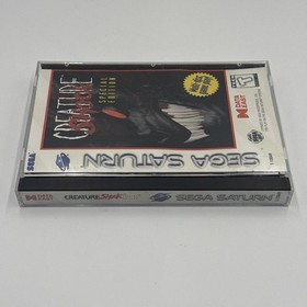 Creature Shock: Special Edition (Sega Saturn, 1996) CIB Complete w/ Both Discs