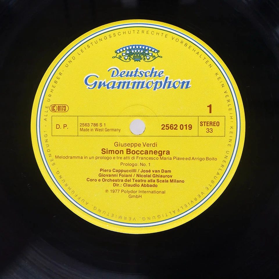 CLAUDIO ABBADO SIMON BOCCANEGR DG 2562019 Germany 3LP - Image 2 of 2