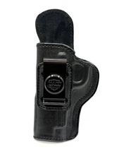 Maxx Carry IWB Leather Holster, Black - LH Fits Browning Hi Power