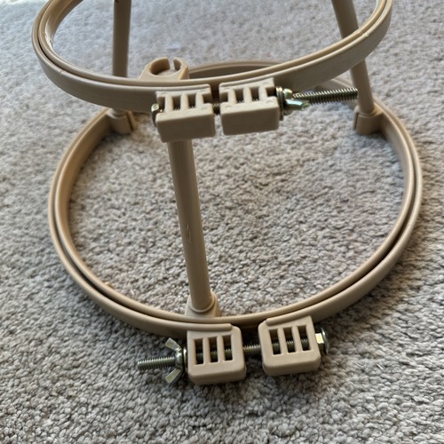 Lap Stand 10" & 14" Combo Hoops for Punch Needle and Cross Stitch! - Picture 2 of 3