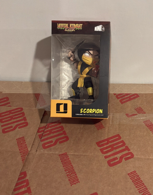 #ad Iron Studios Mortal Kombat Scorpion Mini Vinyl Figurine Comic Book Heroes $35.00