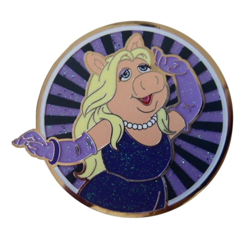 Disney Trading Pin 180542 Miss Piggy - Chaser - Muppets Round Portraits Mystery