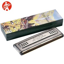 Hohner Tremolo Echo Harp Double-Sided C/G Harmonica - 56-C/G Made in Germany NEW