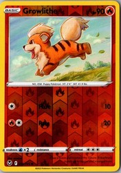Growlithe 019/195 Silver Tempest Common Reverse Holo