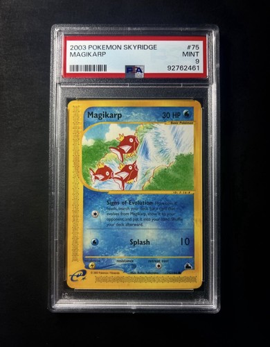 Magikarp graded PSA 9 for sale on eBay