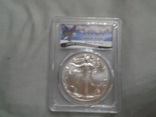 2016 American Silver Eagle * PCGS MS70 * 30th Anniversary * FIRST STRIKE *