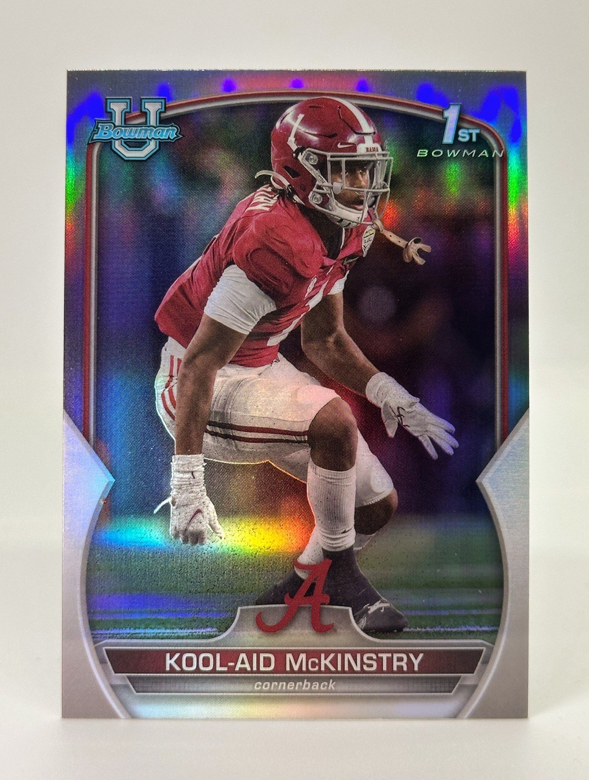 2022 Bowman Chrome U #14 Alabama KOOL-AID McKINSTRY 1st Bowman Refractor