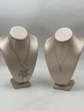 Lot of 2 Brighton Winter Bliss Convertible Necklace  Lil Snowman Necklace
