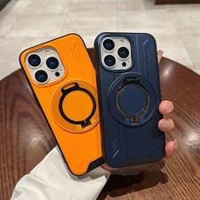 Ring Kickstand Shockproof Magnetic Case for iPhone 17 16 15 14 13 12 11 Pro Max