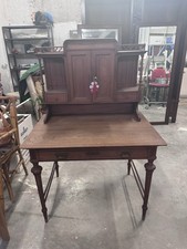 Scrivania antica con alzata in legno massello – fine ‘800 / inizi ‘900