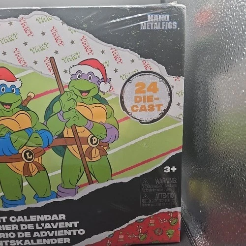 Calendario de Adviento Tortugas Ninja Adolescentes Mutantes 24 Figuras Die-Cast Nickelodeon Dis Foto 2 de 4